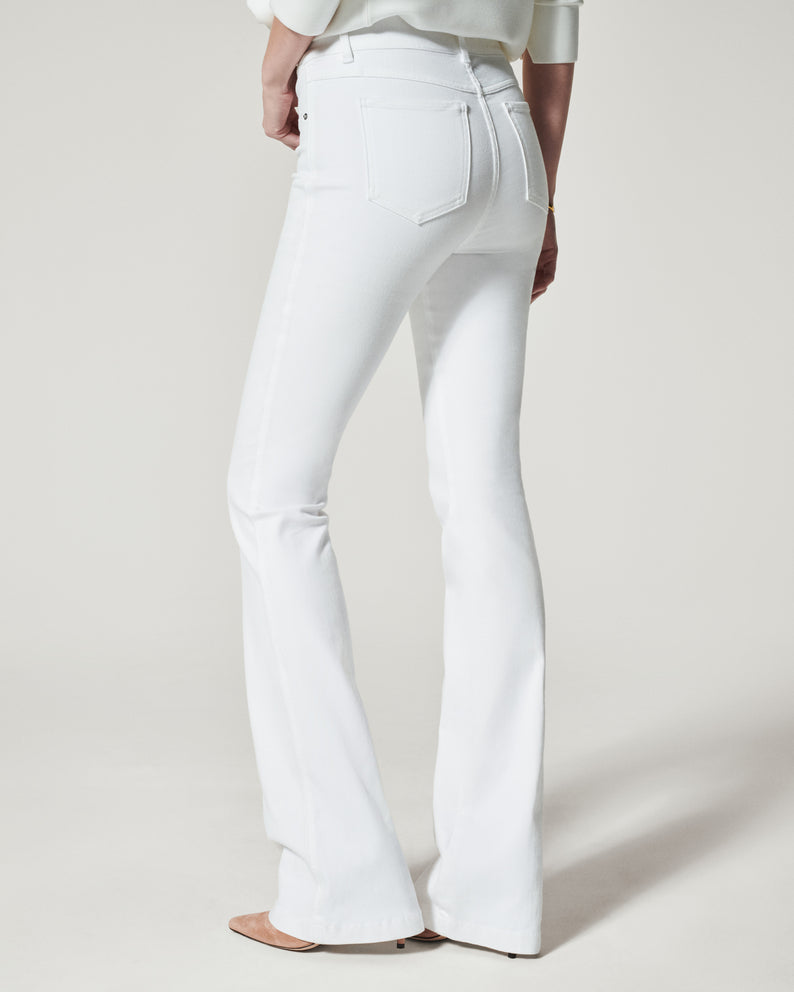 Flare White Jeans