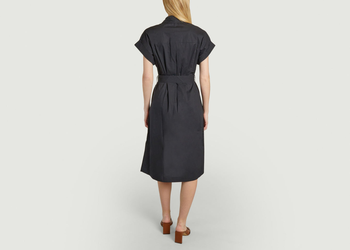 Cloe Black Shirt Dress
