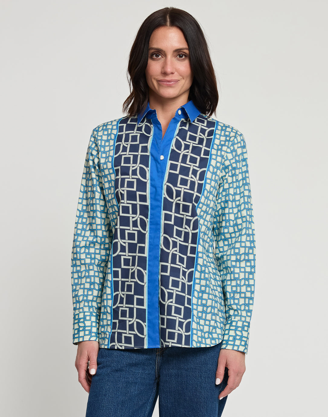 Margot Geo Print Shirt