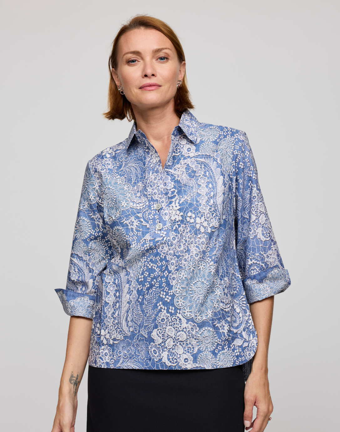Aileen Lace Print Shirt