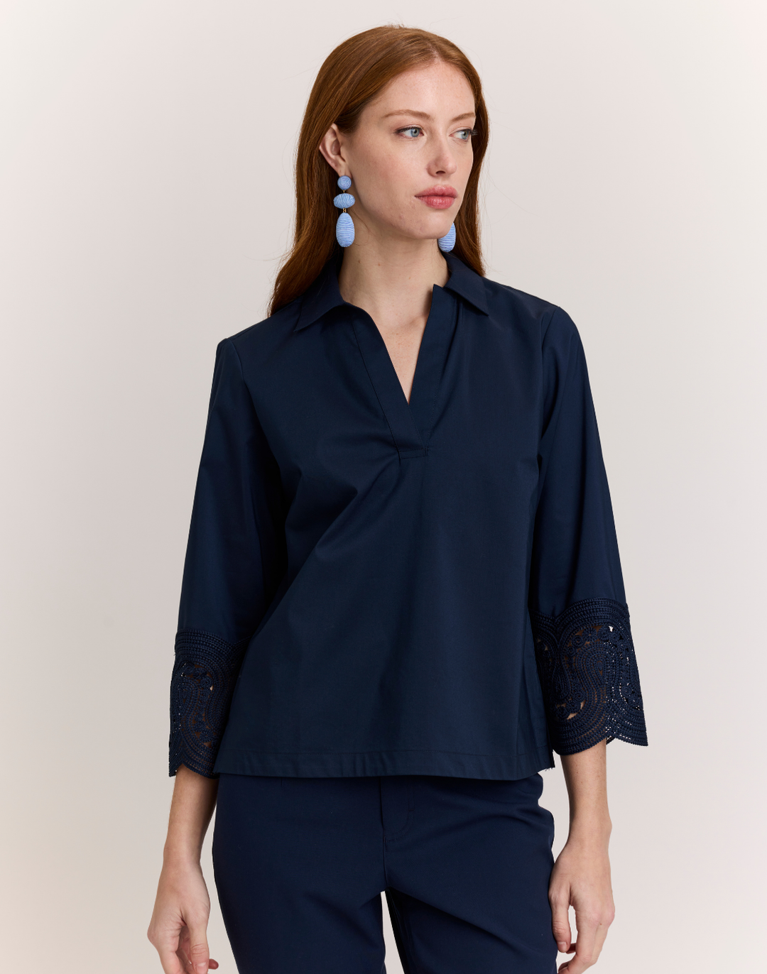 Mona Bracelet Sleeve Lace Top