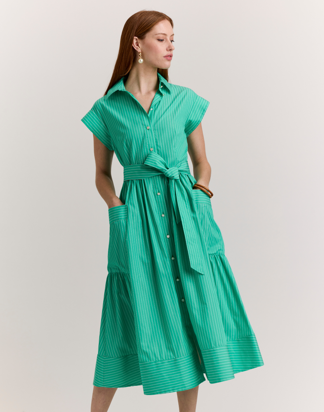 Annabelle Pencil Stripe Dress