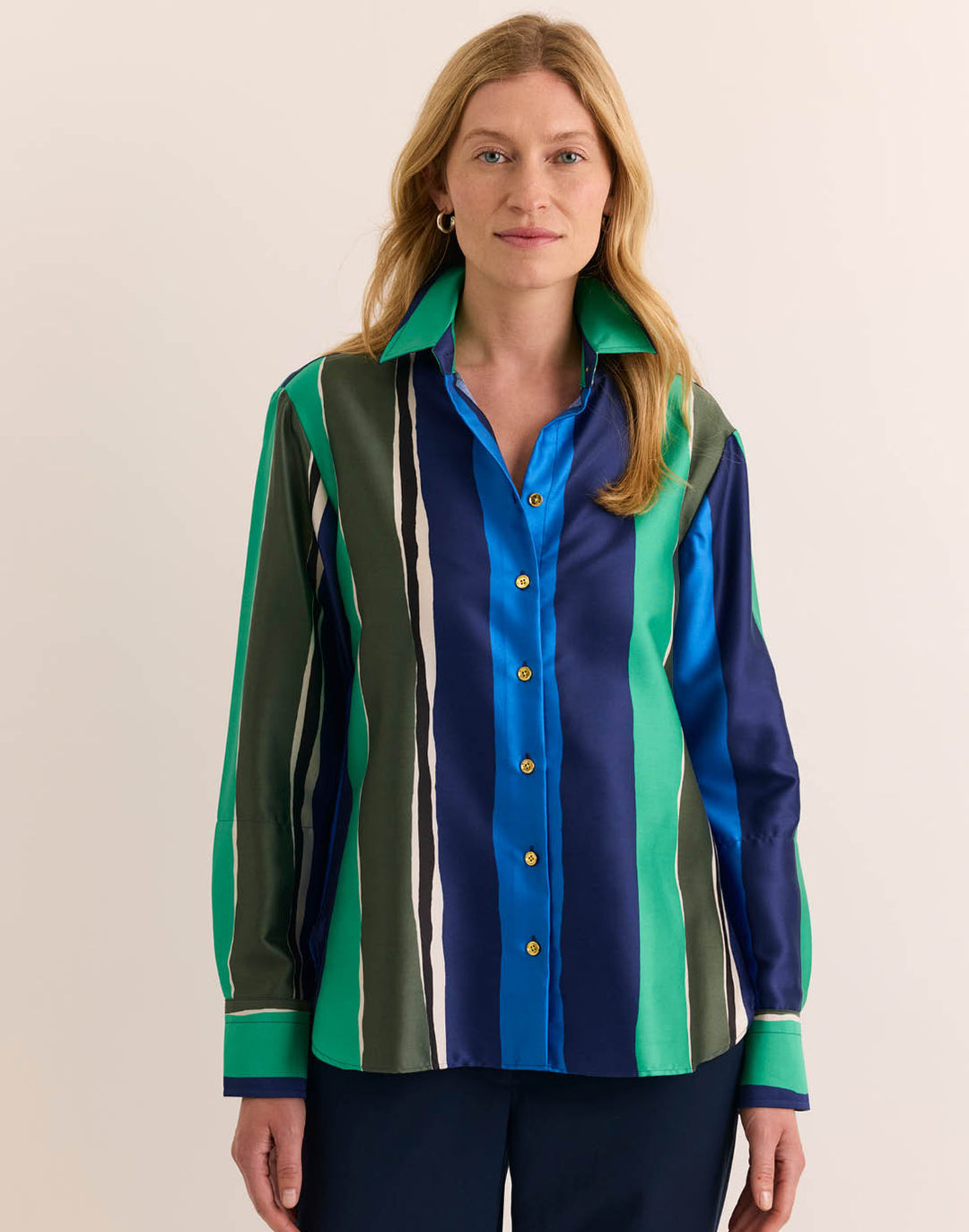 Margot Abstract Stripe Shirt