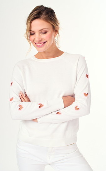 Heart Cut Out Sweater