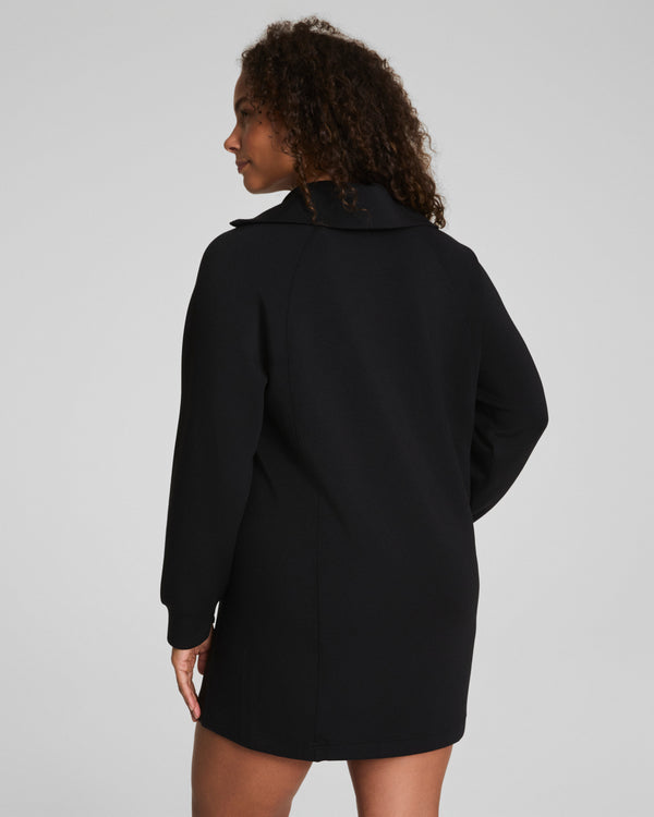 SPANX AirEssentials Half Zip Black Dress