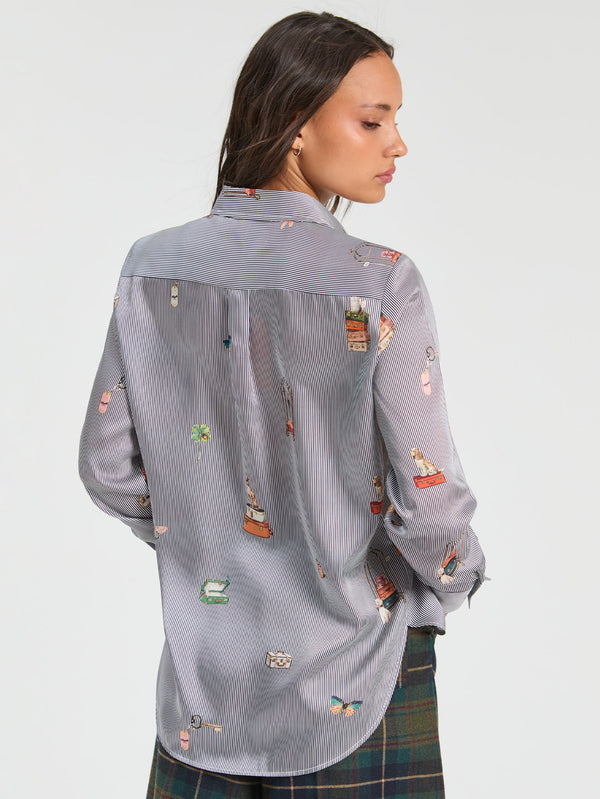 Pinstripe Hotel Shirt