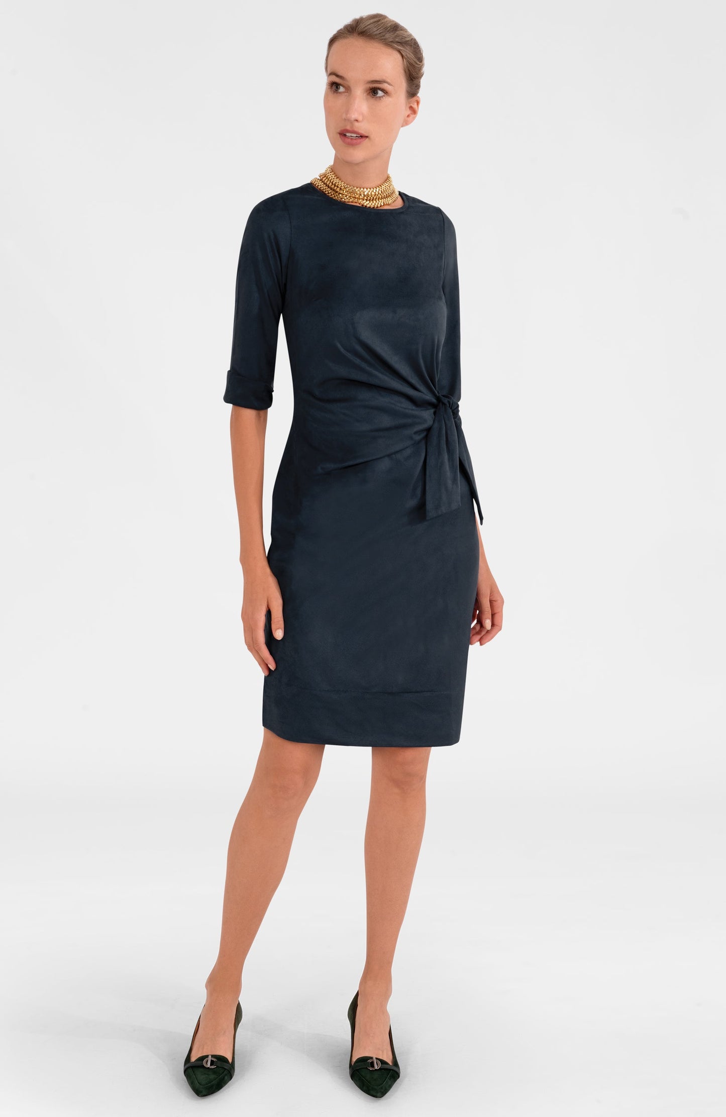 Ultra Suede Tie Dress