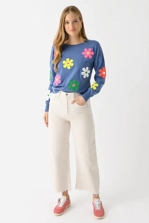 Daisy Crew Sweater