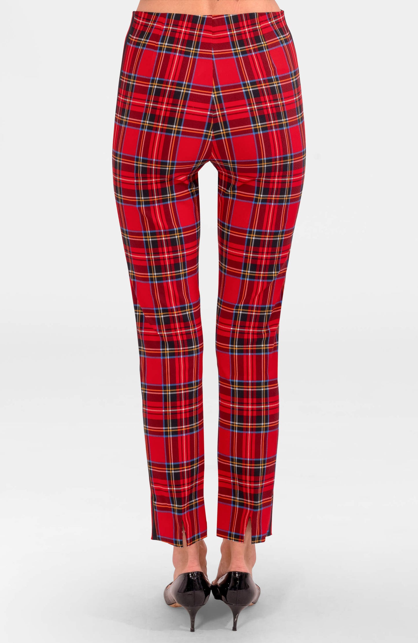 Plaid Pull on Pants