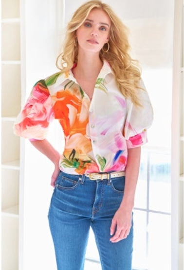 Bomba Peony Floral Shirt
