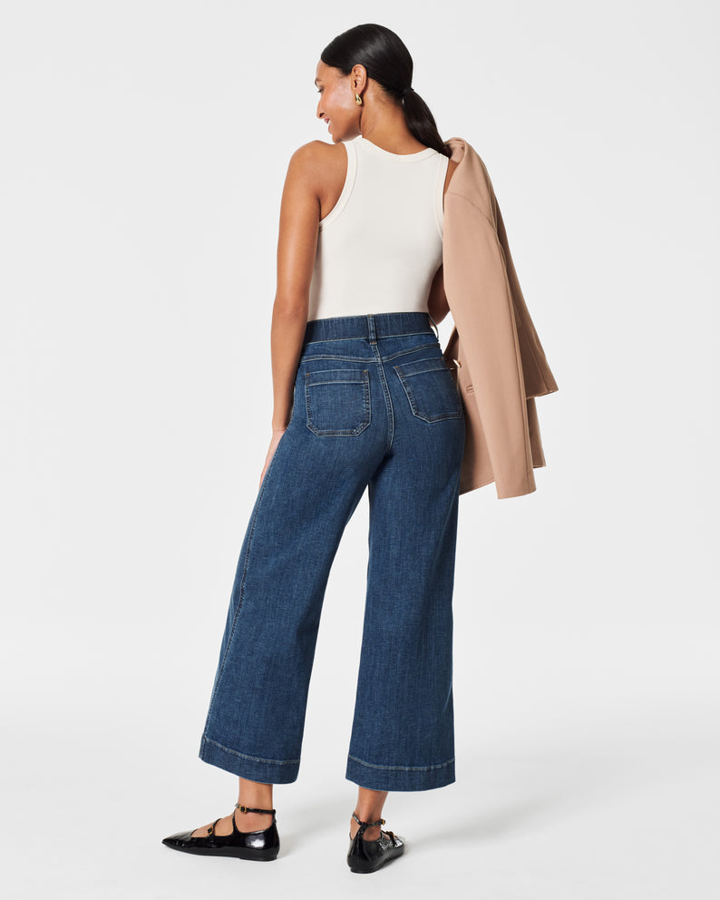 Cropped Wide-Leg Jeans
