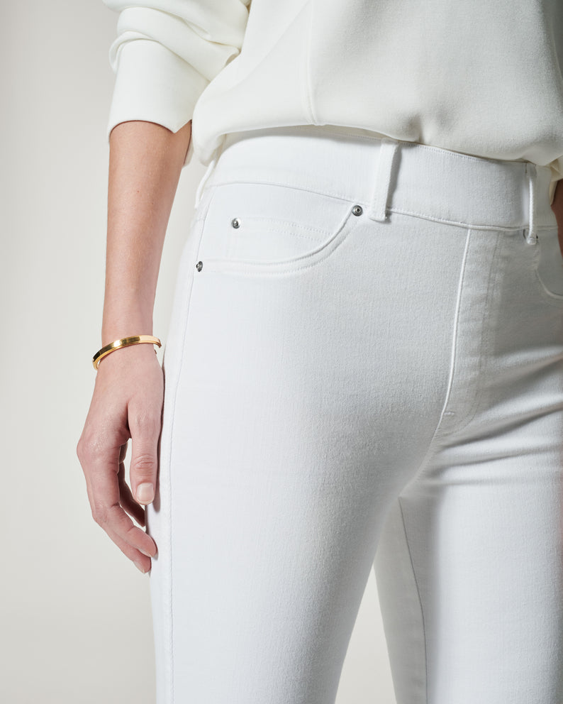 Flare White Jeans