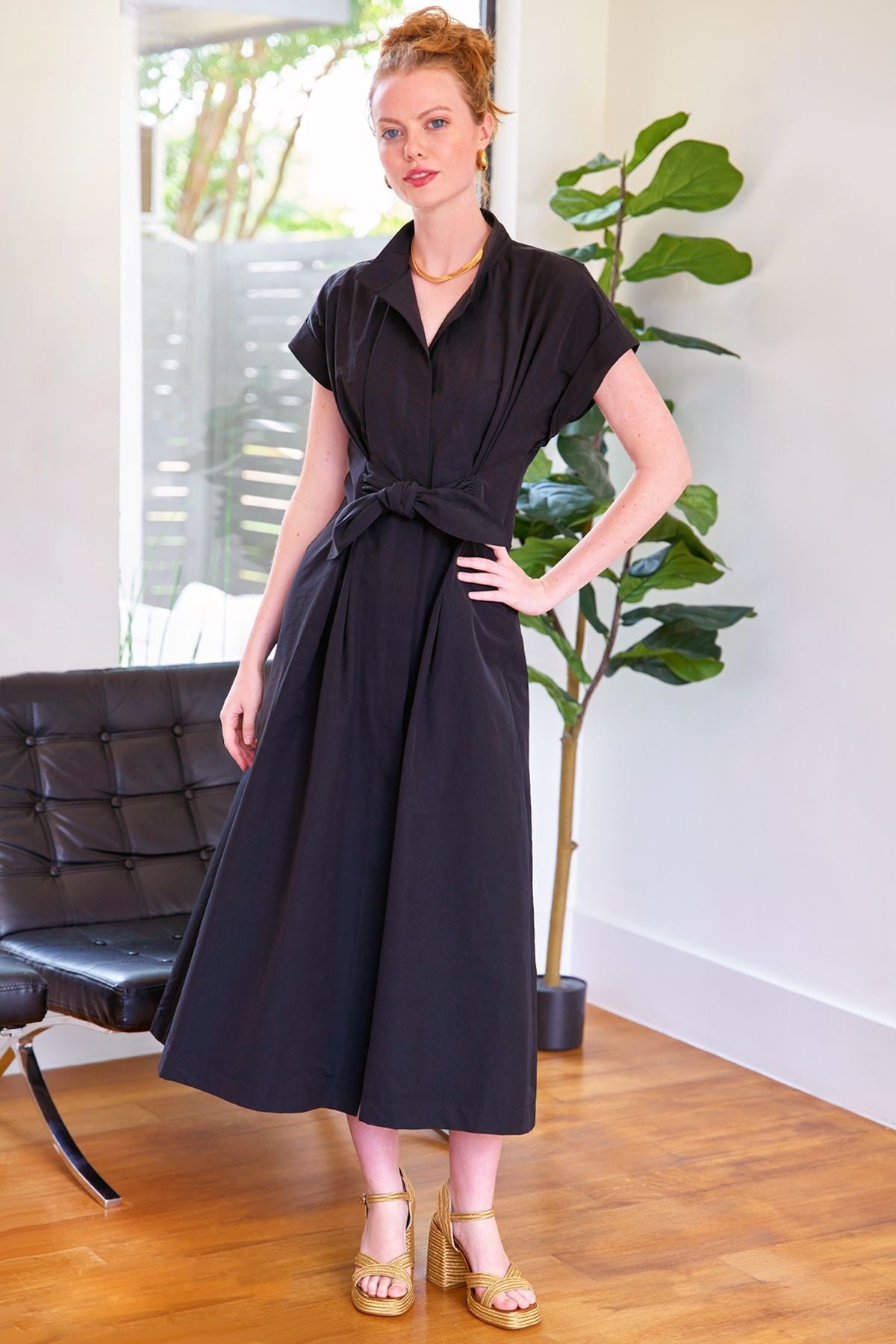 Long Rocky Black Dress