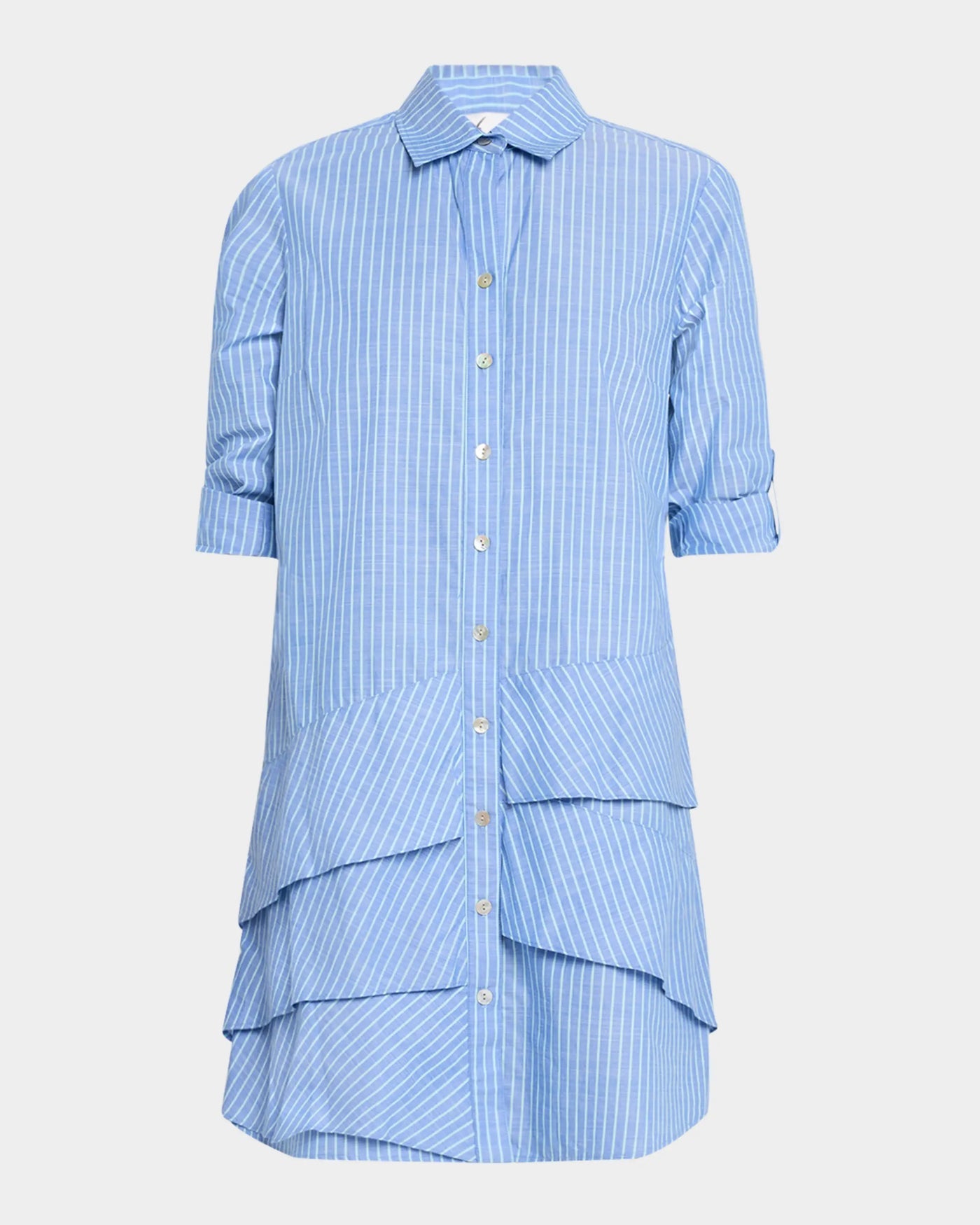 Jenna Chambray Stripe Dress