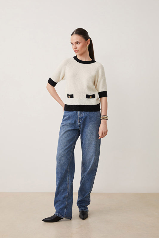 Paria Short Sleeve Sweater