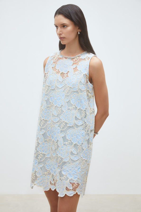 Sicily Two Tone Lace Dress