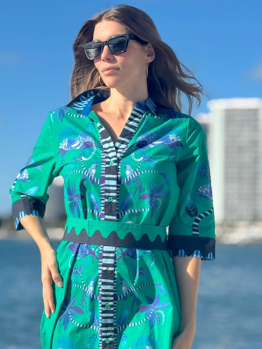 Monkey Midi Dress