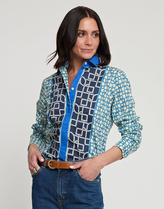 Margot Geo Print Shirt
