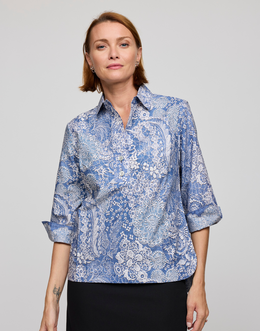 Aileen Lace Print Shirt