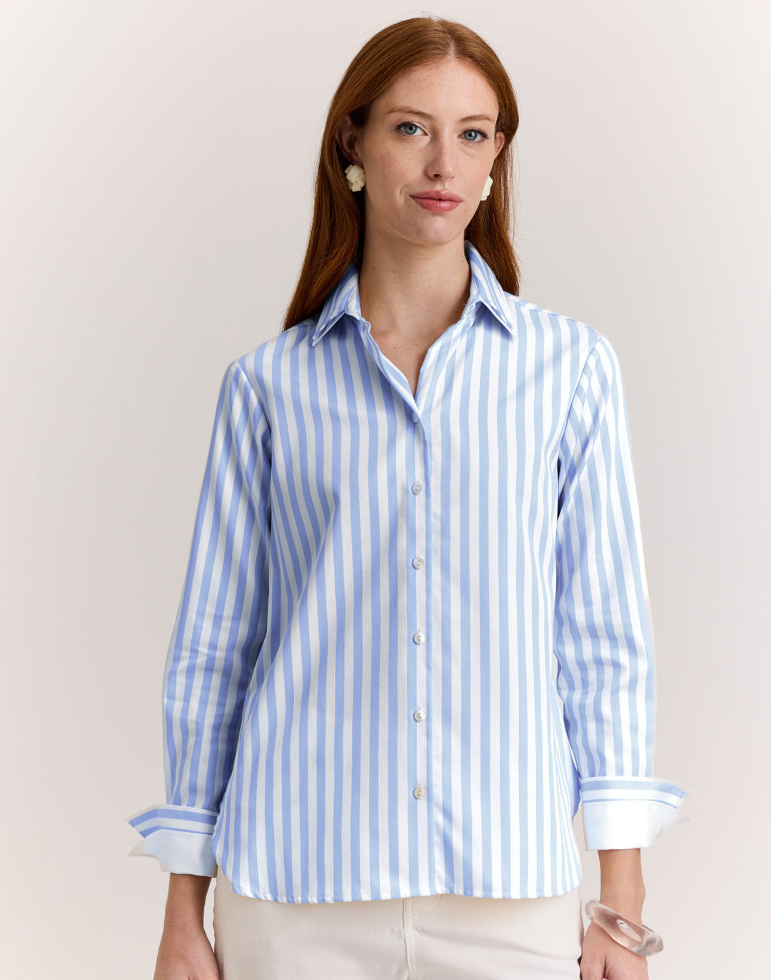 Margot Blue/White Stripe Shirt