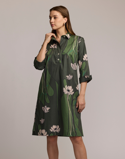 Charlotte Poppy Print Dress
