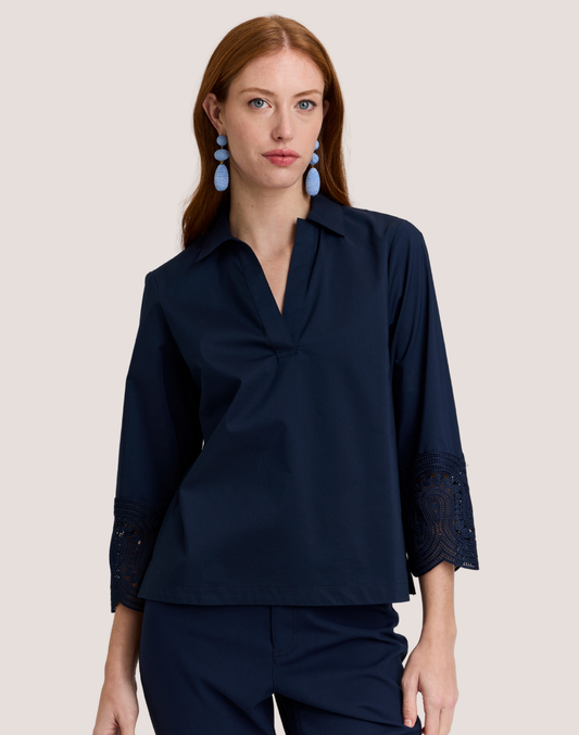 Mona Bracelet Sleeve Lace Top