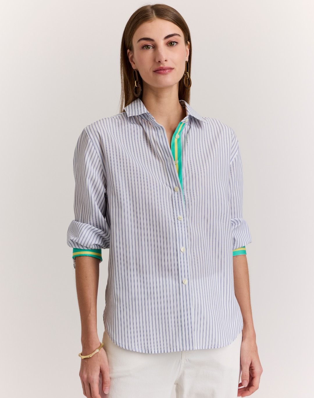 Juliana Contrast Stripe Shirt