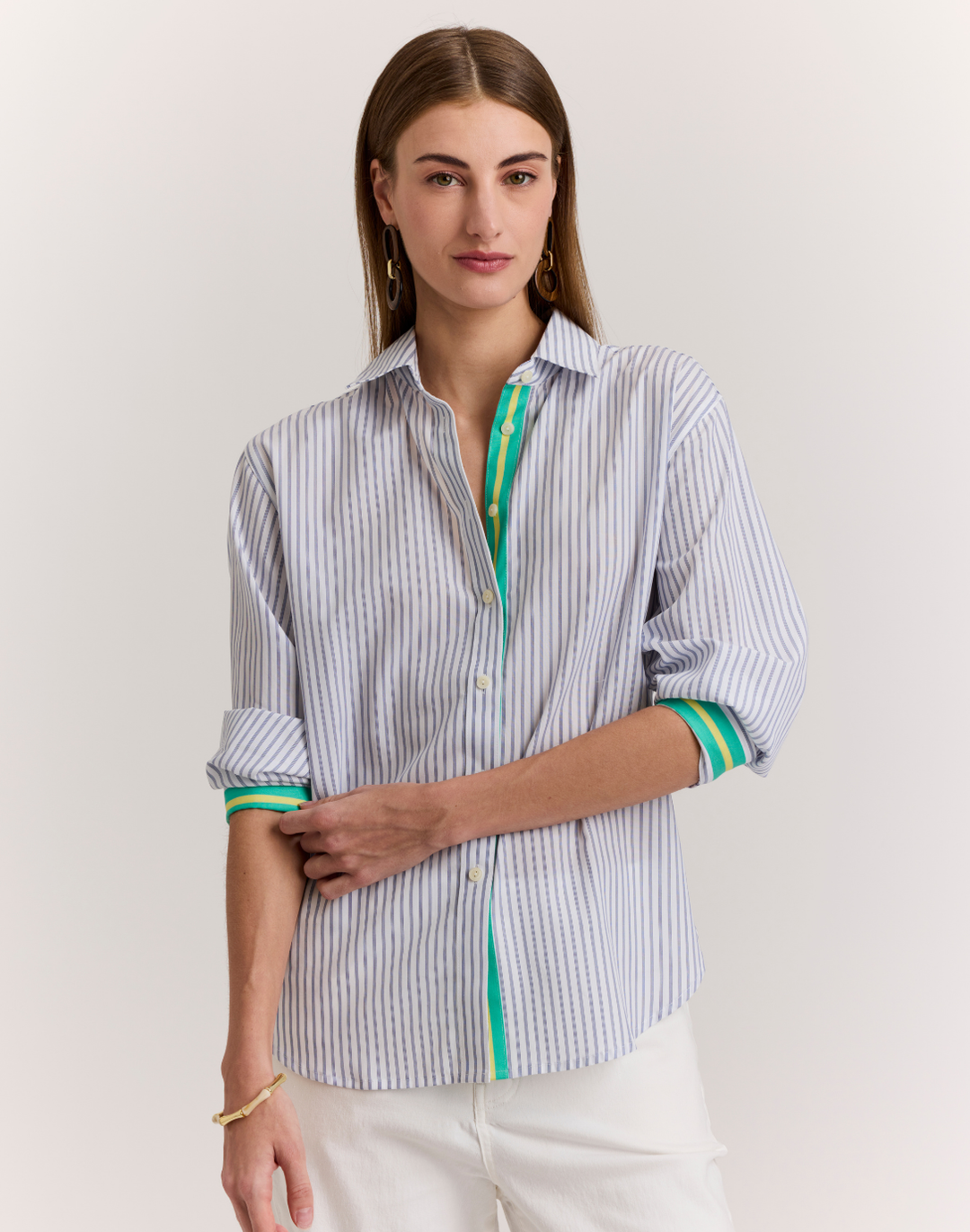 Juliana Contrast Stripe Shirt