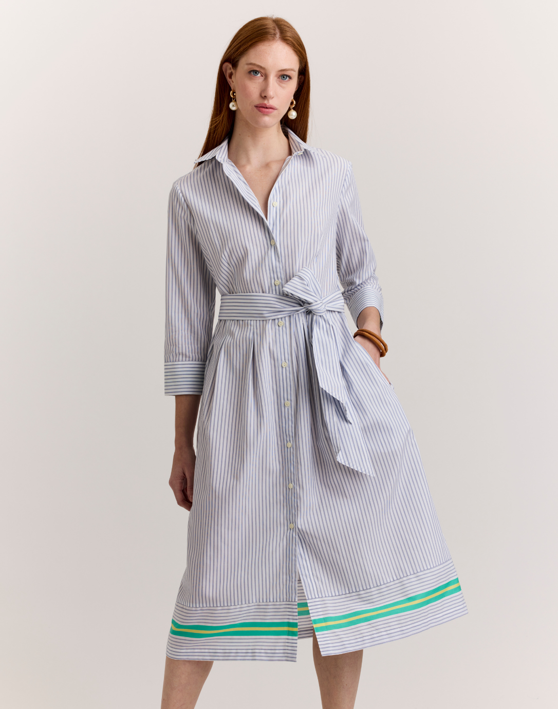 Robin Contrast Stripe Dress