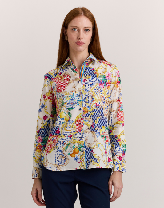 Margot Amalfi Print Shirt