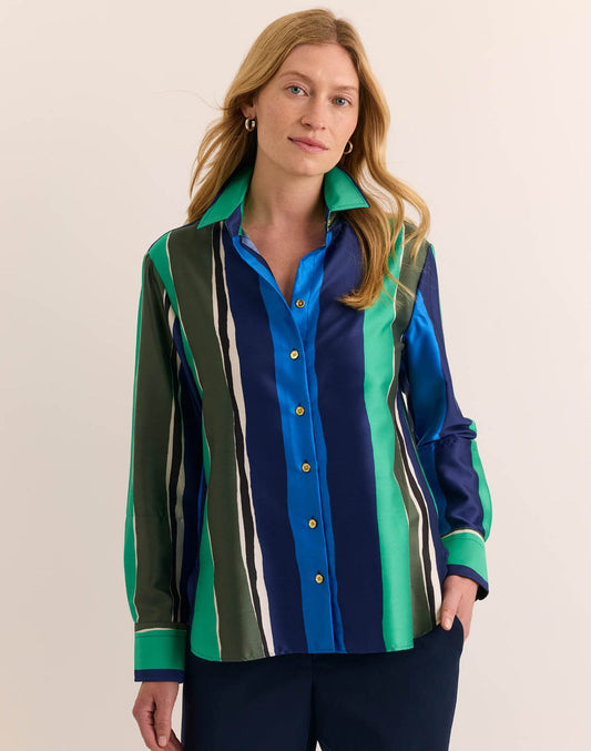 Margot Abstract Stripe Shirt