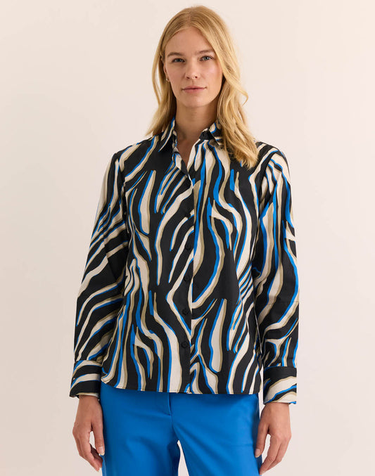 Margot Abstract Zebra Shirt
