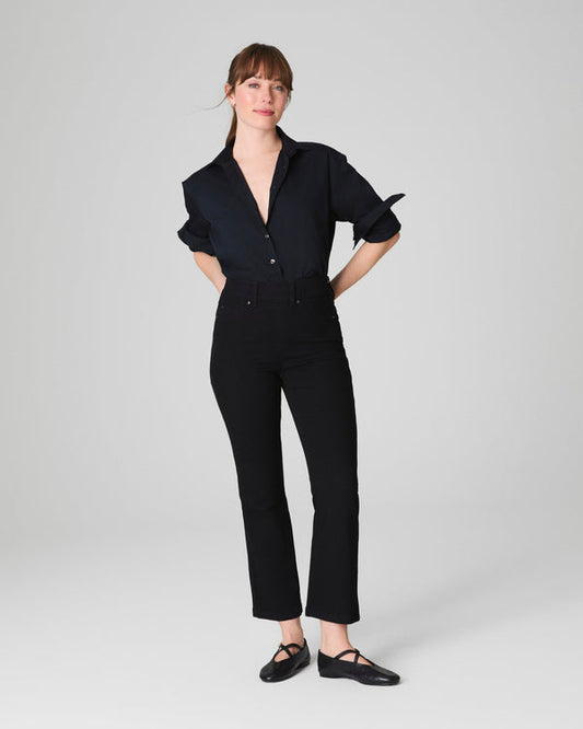 Spanx Kick Flare Black Jeans