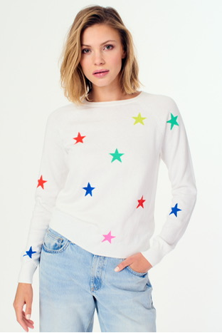 Multi Color Star Sweater