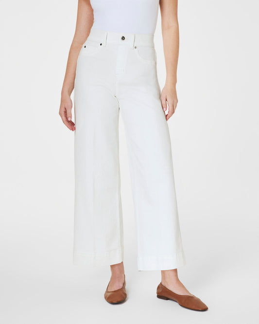 SPANX EveryWear Cropped Wide Leg Jeans