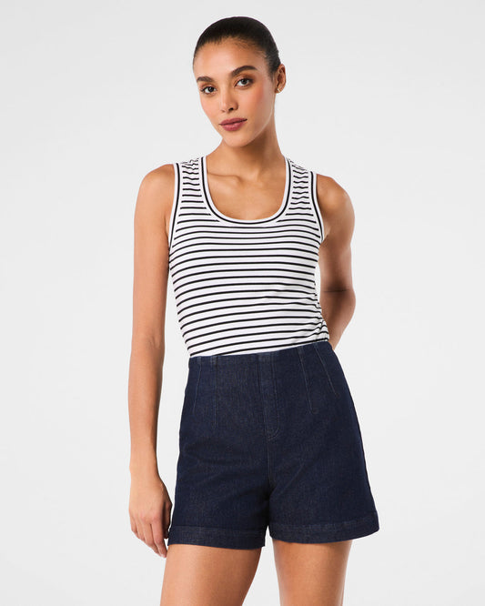 Spanx Zero Waistband Jean Shorts