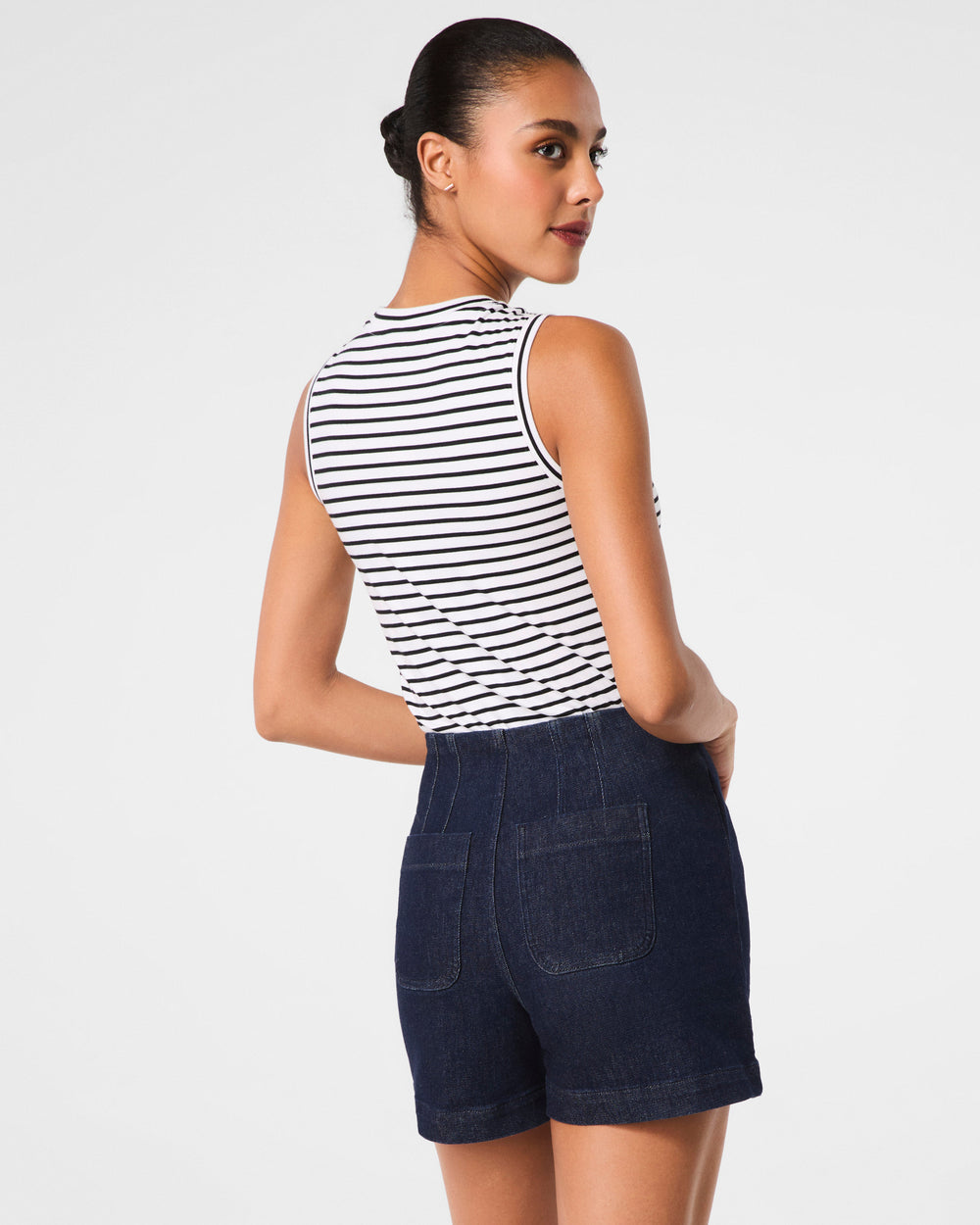Spanx Zero Waistband Jean Shorts