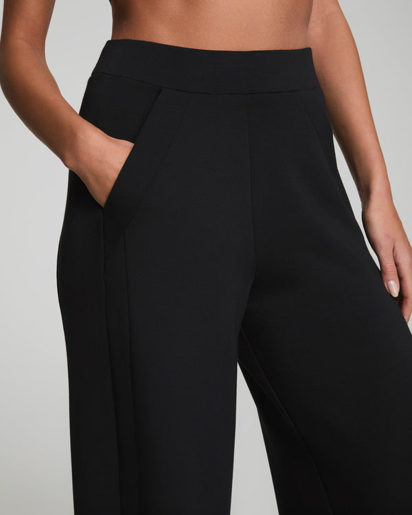 SPANX AirEssentials® Wide Leg Track Black Pant