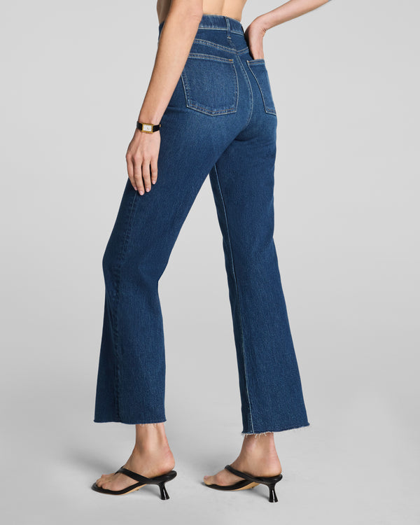 Spanx Raw Hem Kick Flare Jeans