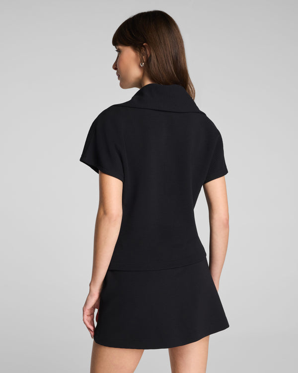 SPANX AirEssentials® French Rib Half Zip Top