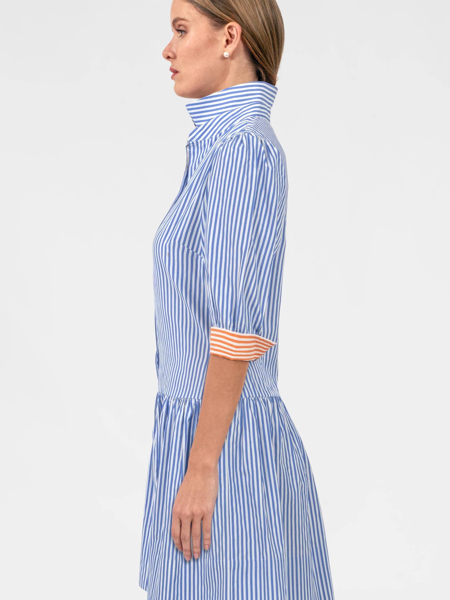 Selina Periwinkle Stripe Dress