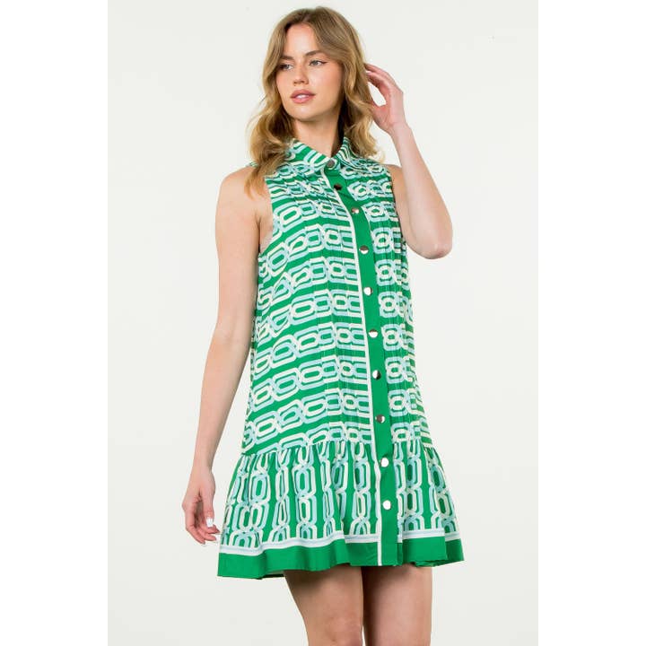 Lena Green Dress