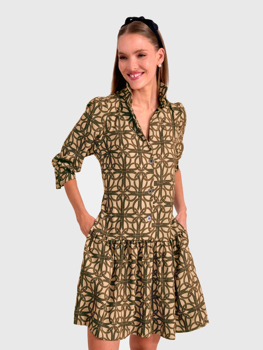 Drop Waist Ring Toss Dress