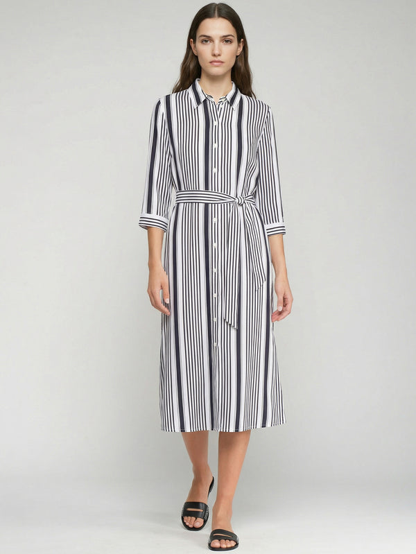 Dolce Striped Shirt Dress