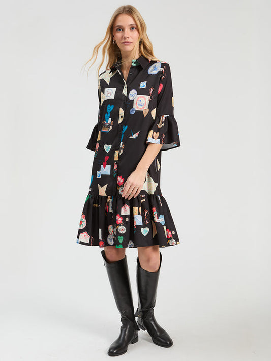 Black Love Short Dress