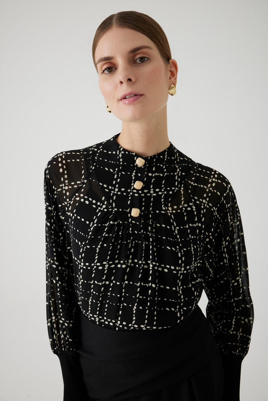 Amber Chiffon Blouse