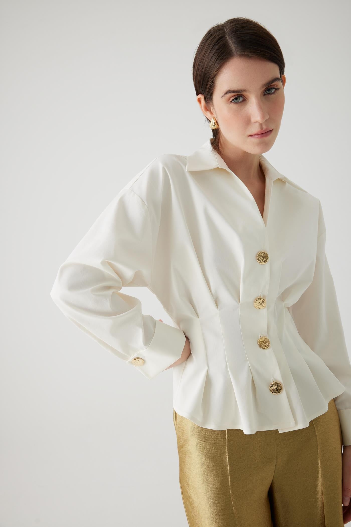 Annie Cream Shirt