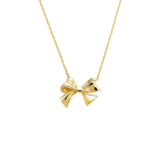 Bow Tie Pendant Necklace