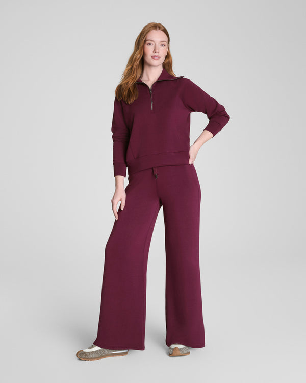 Spanx AirEssentials Wide Leg Plum Pants
