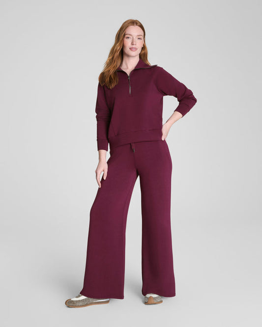 Spanx AirEssentials Wide Leg Plum Pants